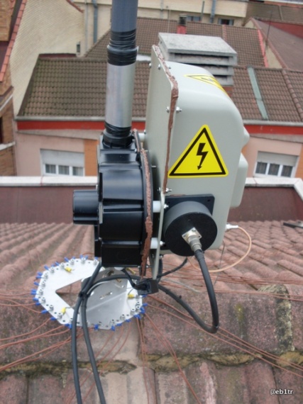 Armado del conjunto motor-coil-balun