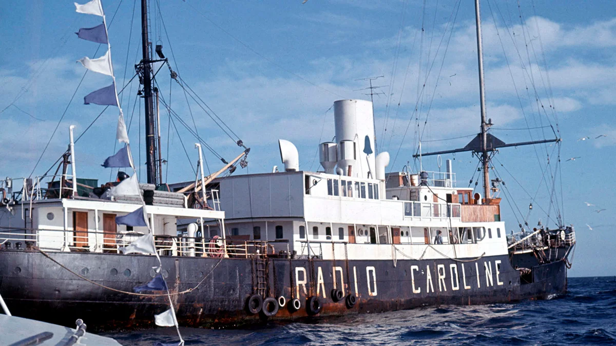 Embarcación desde donde emitía Radio Caroline